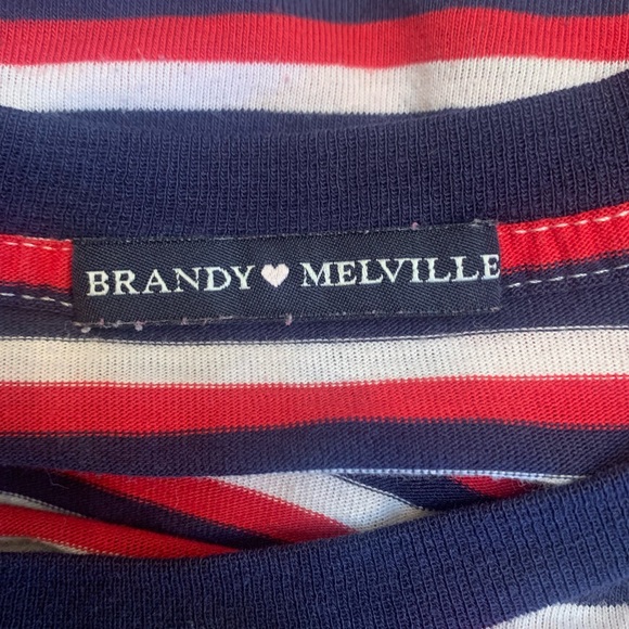 brandy melville striped shirt - Picture 2 of 2